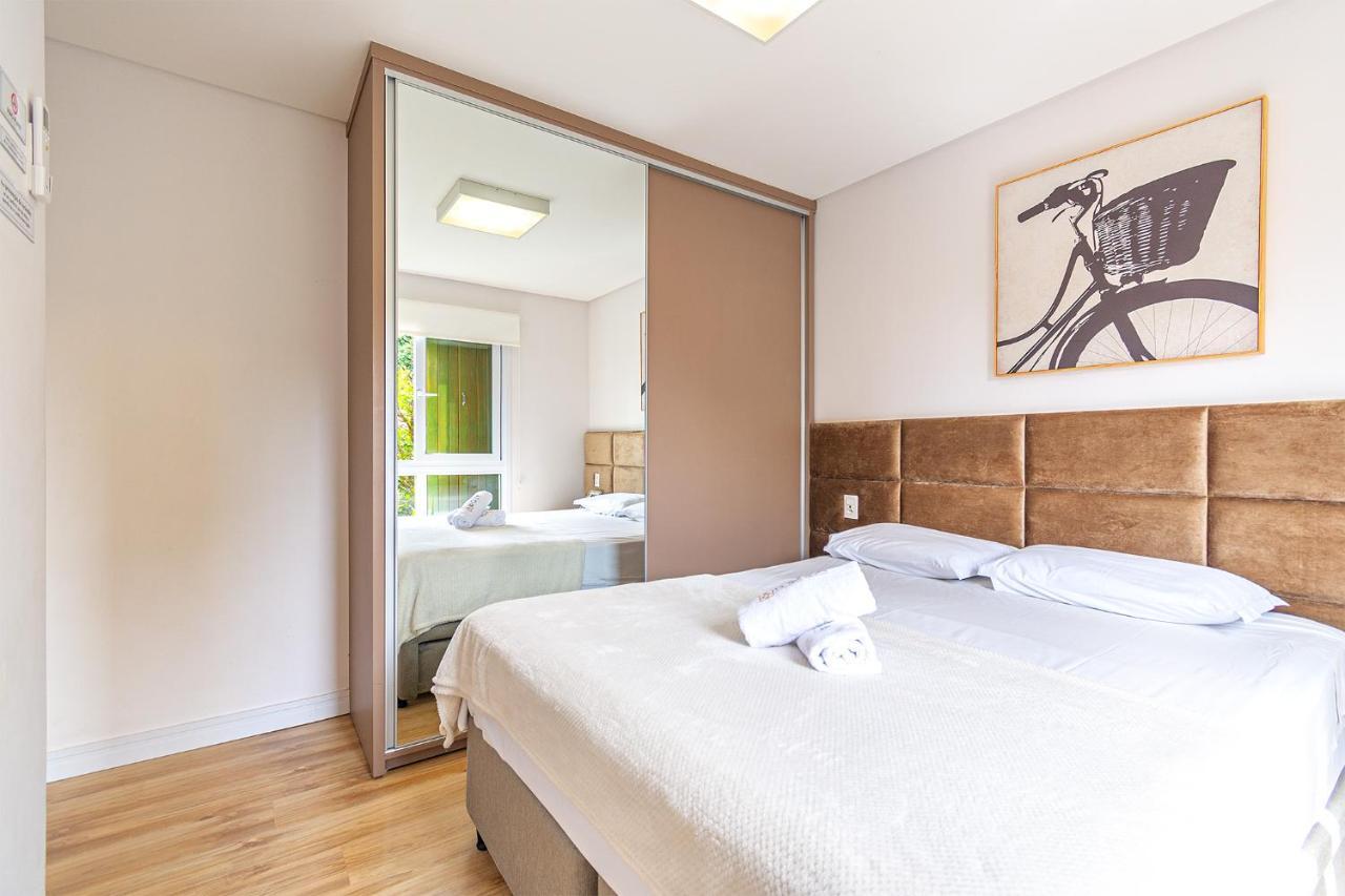Ferienwohnung Rosa Apartamento Luxo No Centro Gramado Exterior foto