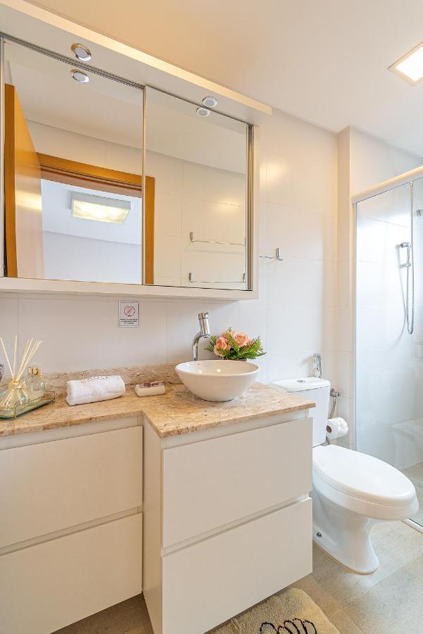 Ferienwohnung Rosa Apartamento Luxo No Centro Gramado Exterior foto