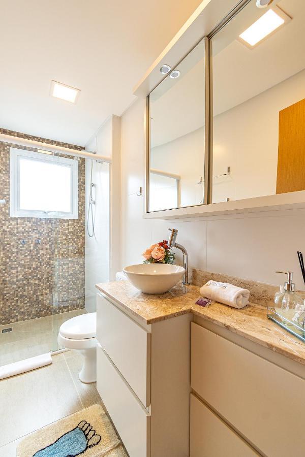 Ferienwohnung Rosa Apartamento Luxo No Centro Gramado Exterior foto