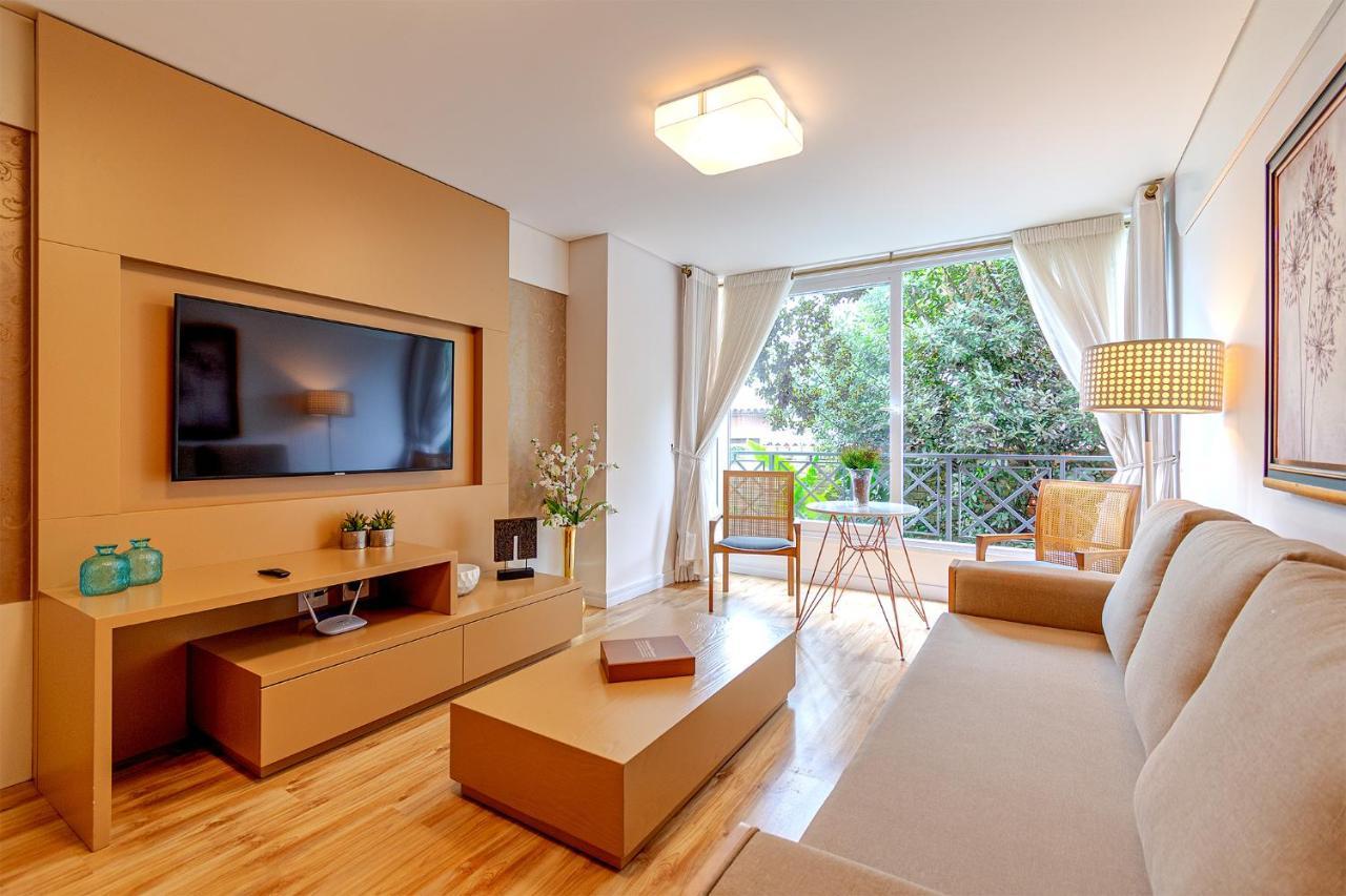 Ferienwohnung Rosa Apartamento Luxo No Centro Gramado Exterior foto