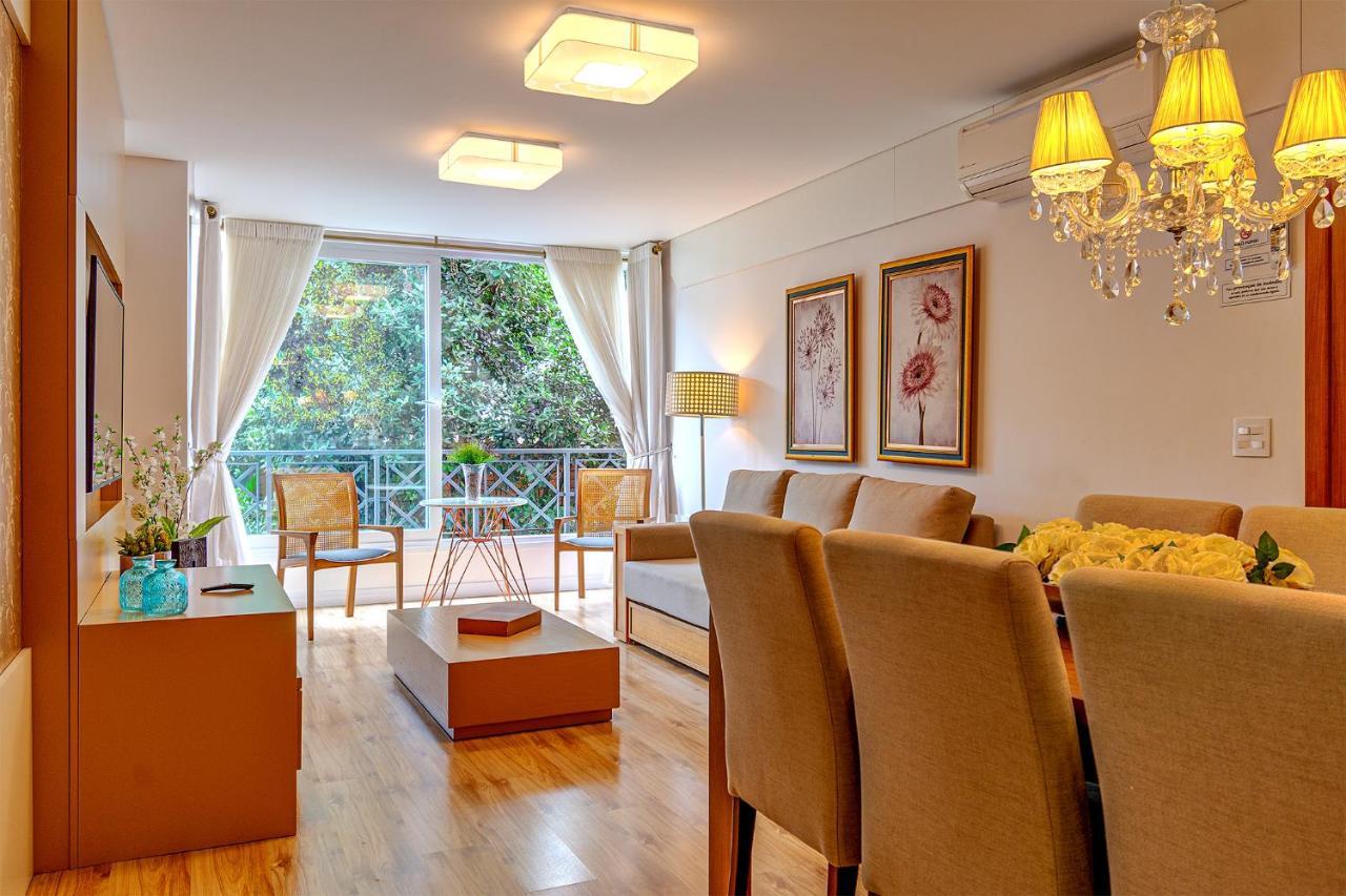 Ferienwohnung Rosa Apartamento Luxo No Centro Gramado Exterior foto