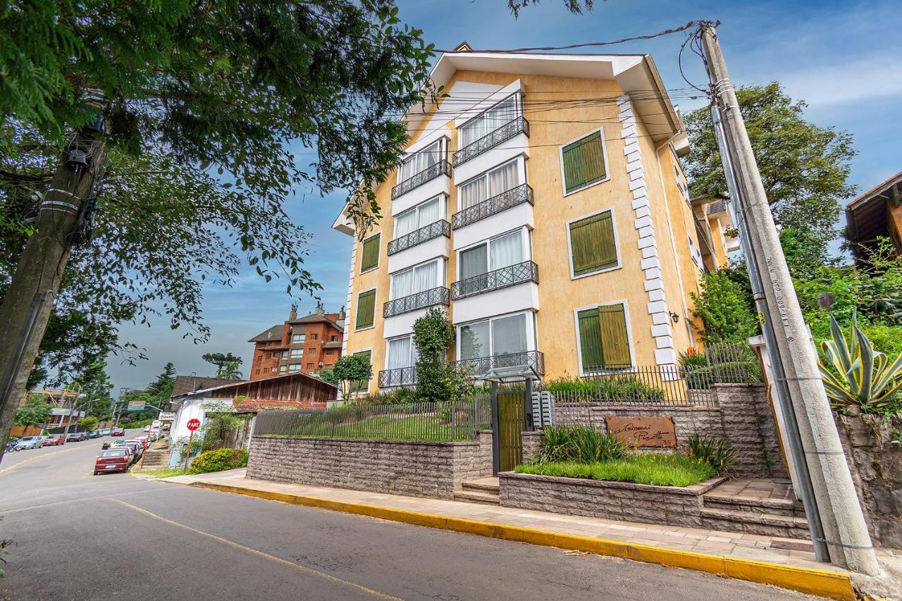 Ferienwohnung Rosa Apartamento Luxo No Centro Gramado Exterior foto